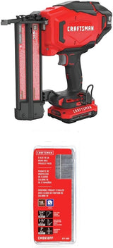 CRAFTSMAN V20 Cordless Brad Nailer Kit, 18GA (CMCN618C1)